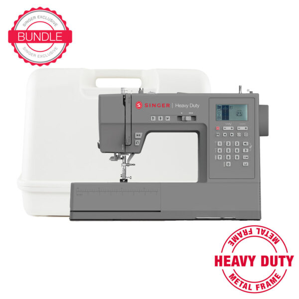 10001 SINGER® Heavy Duty 6800C Sewing Machine & Hard Case Bundle