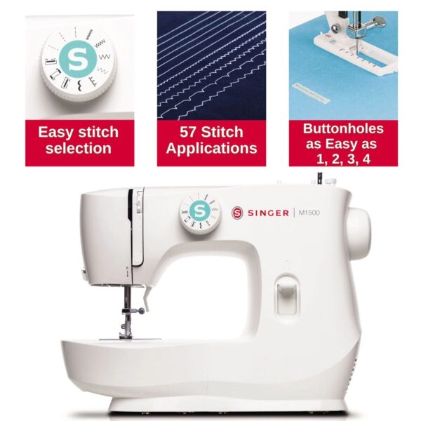 10002 SINGER® M1500 Sewing Machine with Bonus Sewing Kit