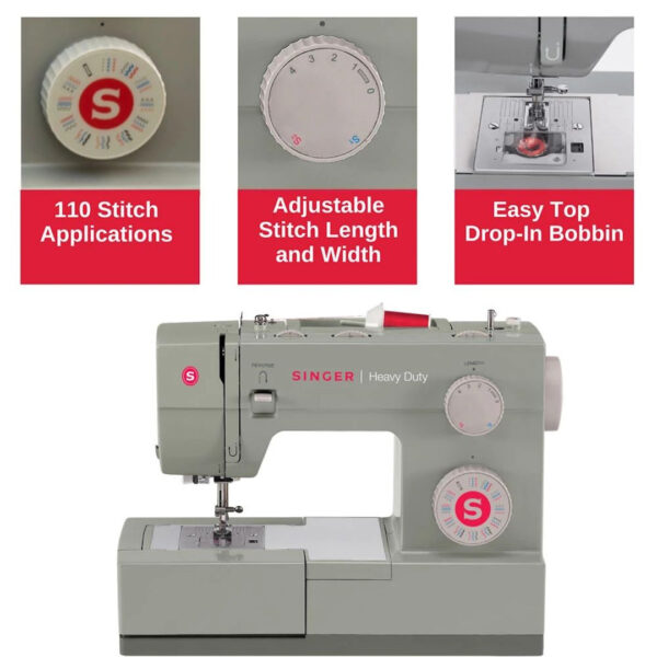 10002 SINGER® Heavy Duty 4452 Sewing Machine
