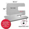 SINGER® Refurbished Heavy Duty 64S Sewing Machine with Extension Table