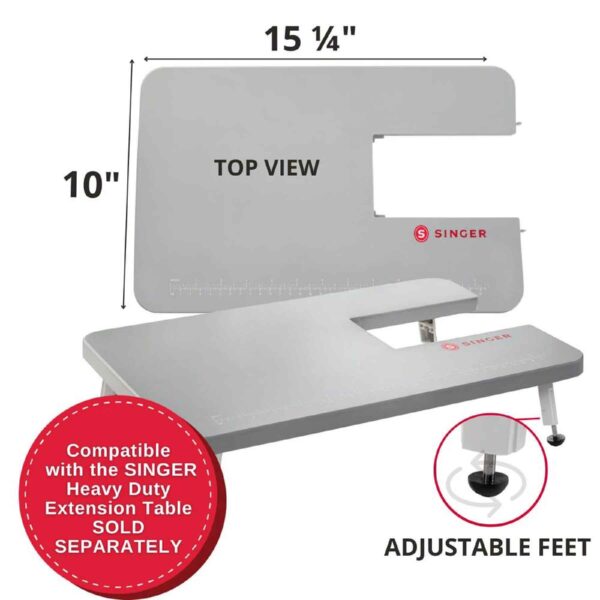 10002 SINGER® Refurbished Heavy Duty 64S Sewing Machine with Extension Table