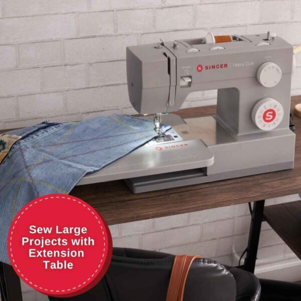 10003 SINGER® Heavy Duty 6380 Sewing Machine with Extension Table