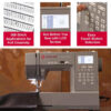 SINGER® Heavy Duty 6800C Sewing Machine & Hard Case Bundle