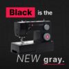 Heavy Duty 4432 Black Sewing Machine & Black Universal Hard Case Bundle