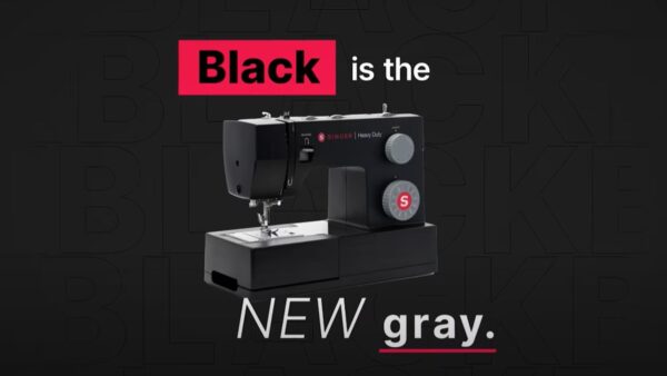 10007 Heavy Duty 4432 Black Sewing Machine & Black Universal Hard Case Bundle