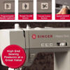 SINGER® Heavy Duty 6800C Sewing Machine & Hard Case Bundle