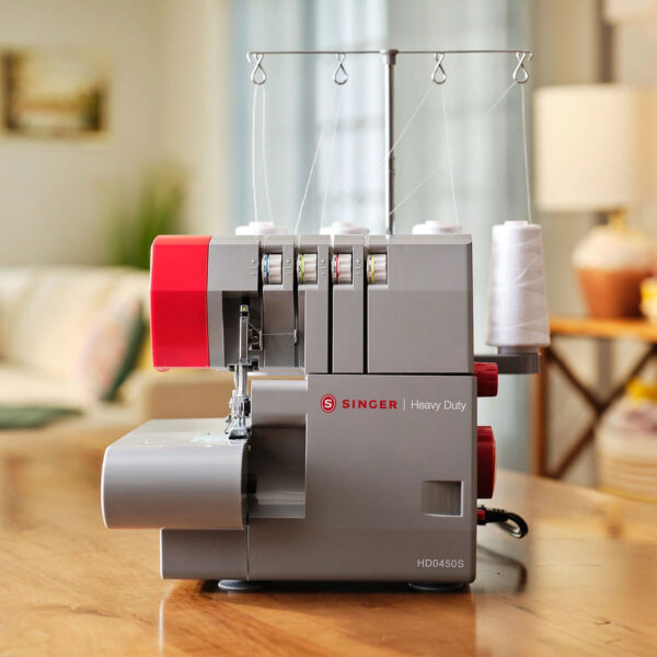 10001 SINGER® HD0450S Heavy Duty Serger & Presser Foot Bundle